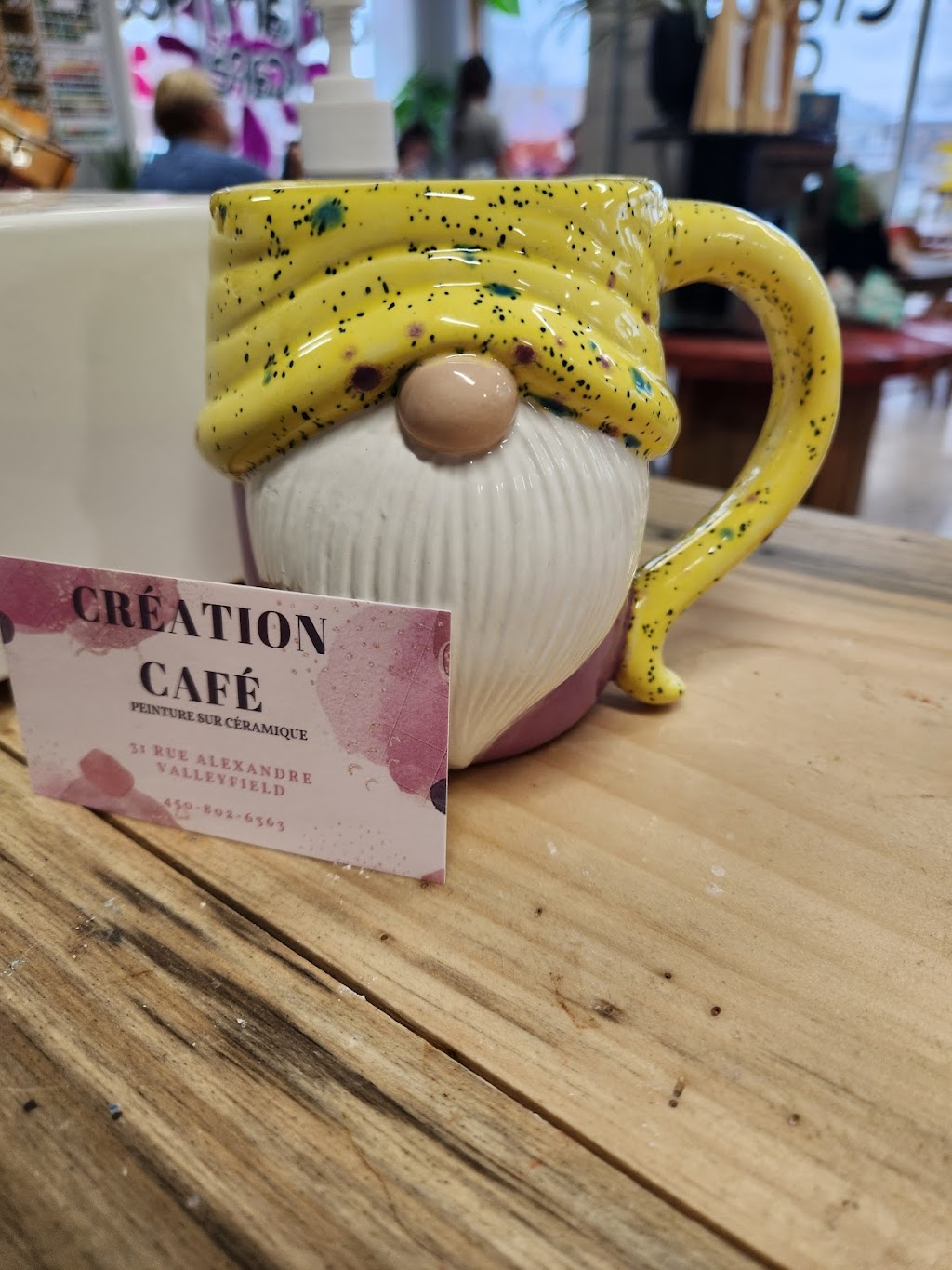 Création Café peinture sur céramique | 31 Rue Alexandre, Salaberry-de-Valleyfield, QC J6S 3J4, Canada | Phone: (450) 802-6363