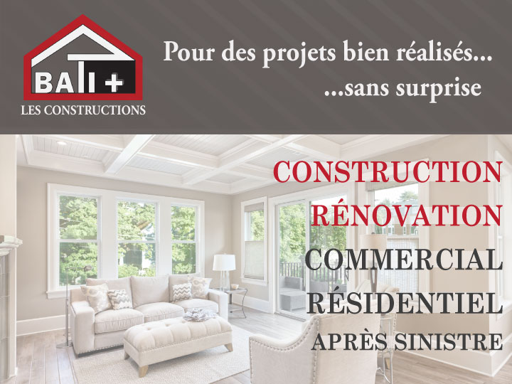 Les Constructions Bati + | 28, rue Marie-Perle, Victoriaville, QC G6T 2A5, Canada | Phone: (819) 260-9444