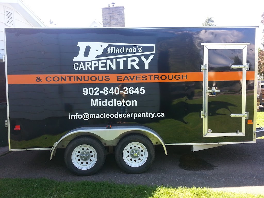 MacLeods carpentry | 57 Connaught Ave, Middleton, NS B0S 1P0, Canada | Phone: (902) 840-3645