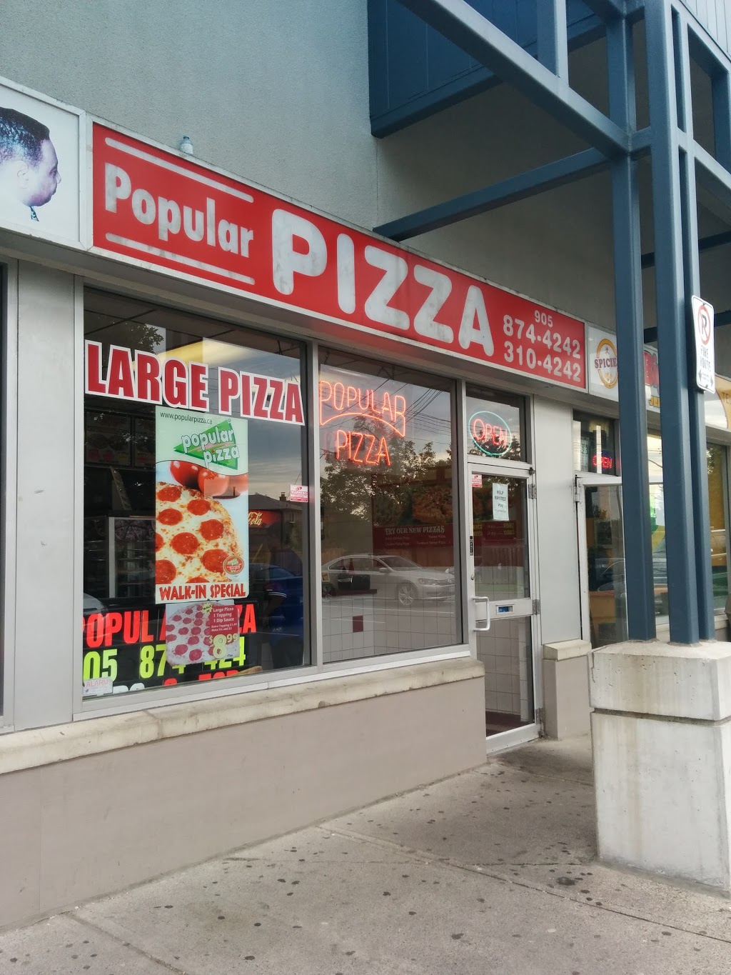 Popular Pizza | 2200 Martin Grove Rd, Etobicoke, ON M9V 5H9, Canada | Phone: (905) 874-4242