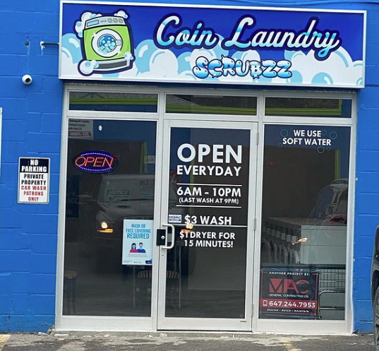 SCRUBZZ COIN LAUNDROMAT NEWMARKET | 25 Alexander Rd, Newmarket, ON L3Y 3J2, Canada | Phone: (416) 806-4241