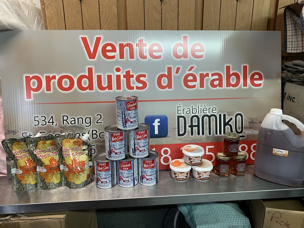 Érablière Damiko | 534 2e Rang, Saint-Jean-de-la-Lande, QC G5K 0K6, Canada | Phone: (418) 225-4887