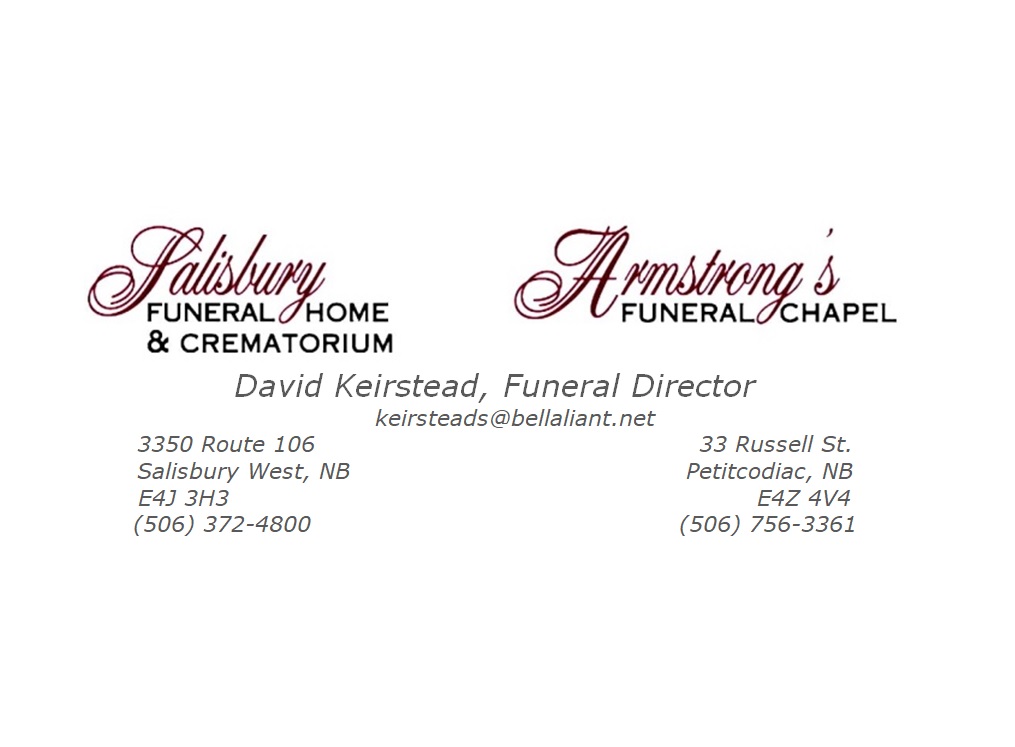 Salisbury Funeral Home & Crematorium | 3350 NB-106, Salisbury, NB E4J 3H3, Canada | Phone: (506) 372-4800