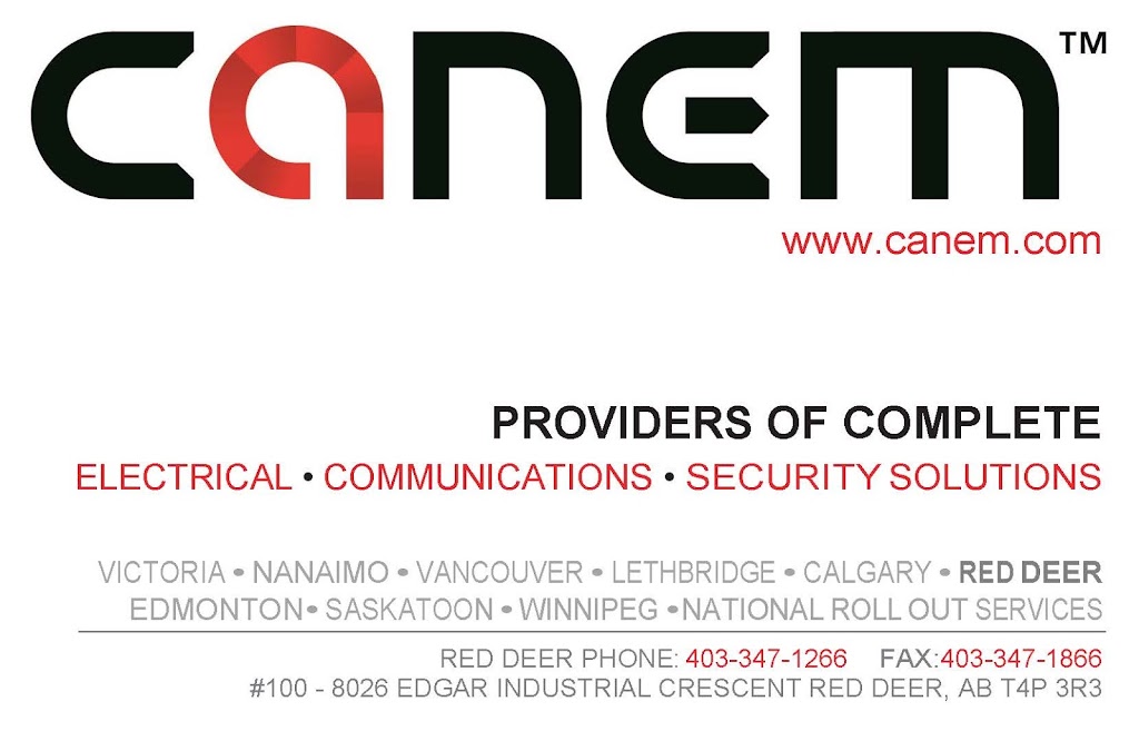 Canem Systems Ltd | 8026 Edgar Industrial Crescent #100, Red Deer, AB T4P 3R3, Canada | Phone: (403) 347-1266