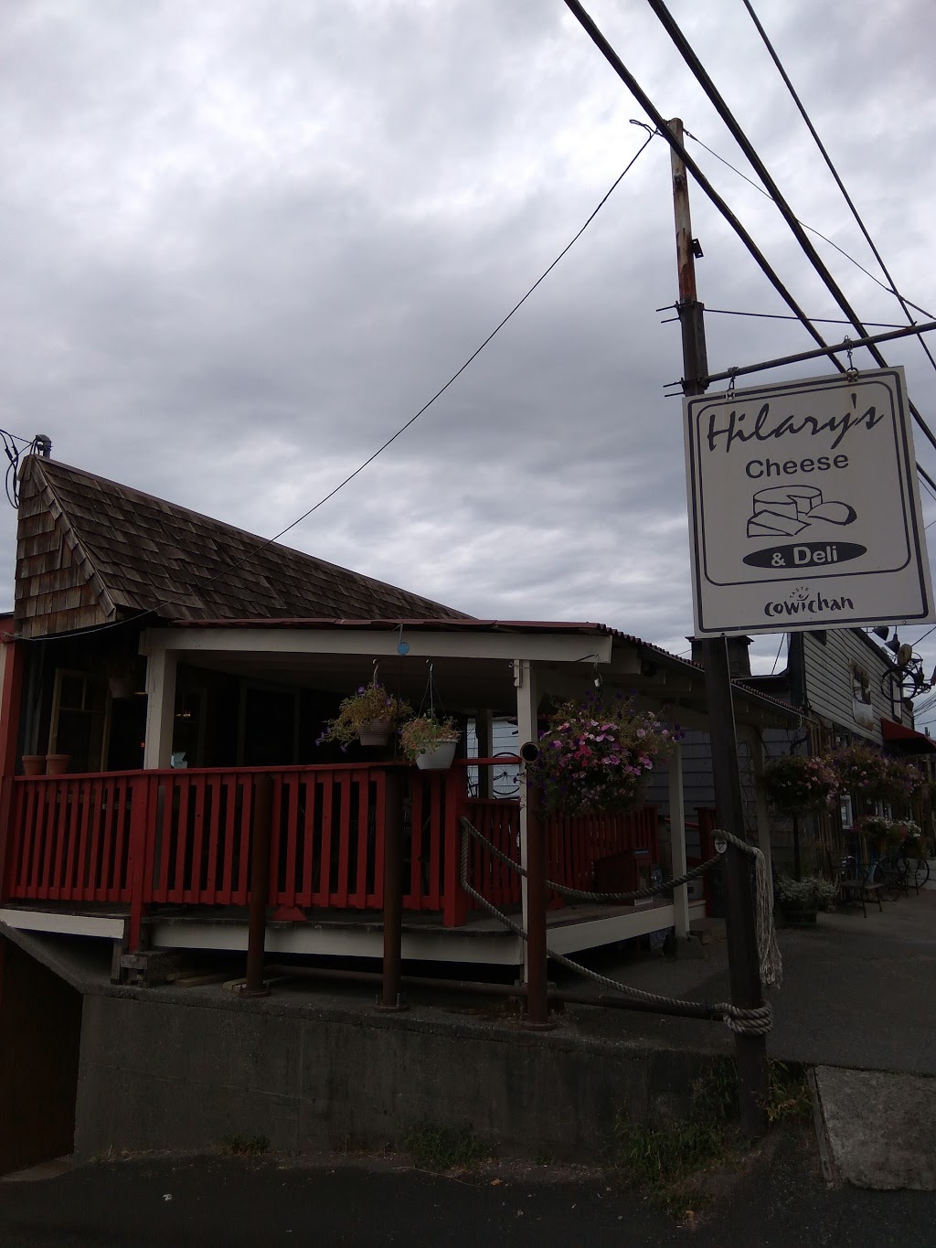 Hilarys Cheese and Wine Bar | 1737 Cowichan Bay Rd, Cowichan Bay, BC V0R 1N1, Canada | Phone: (250) 748-5992