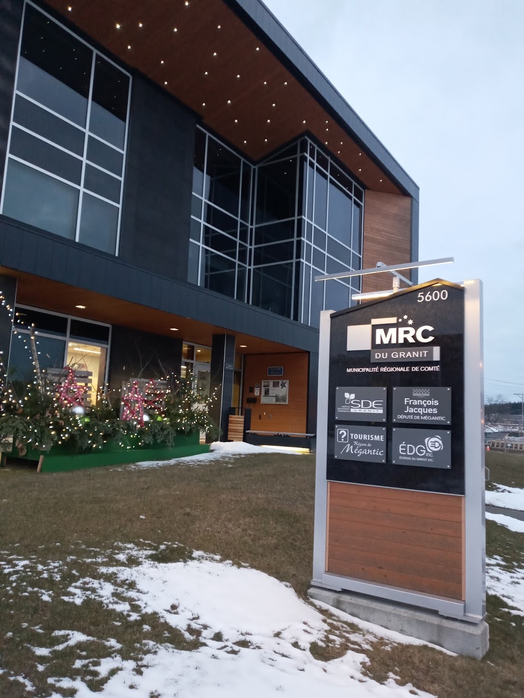 MRC du Granit | 5600 Rue Frontenac, Lac-Mégantic, QC G6B 1H5, Canada | Phone: (819) 583-0181