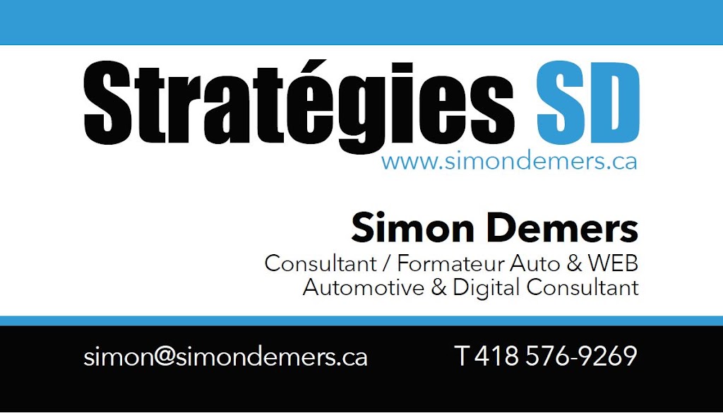 Stratégies SD | 2390 Rue de la Broussaille, Québec, QC G2C 0B3, Canada | Phone: (418) 576-9269