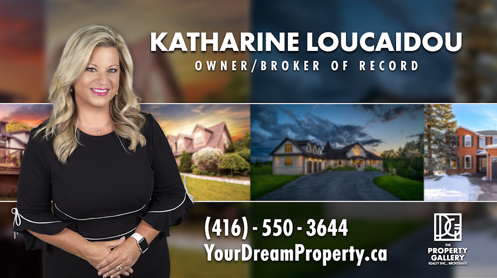 Katharine Loucaidou - The Property Gallery Realty | 15 Allan Dr #6, Bolton, ON L7E 2B5, Canada | Phone: (416) 550-3644