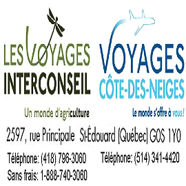 Voyages Interconseil | 2597 Route Principale, Saint-Édouard-de-Lotbinière, QC G0S 1Y0, Canada | Phone: (418) 796-3060