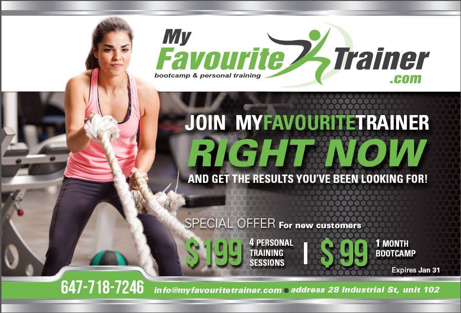 My Favourite Trainer | 28 Industrial St #102, East York, ON M4G 1Y9, Canada | Phone: (647) 718-7246