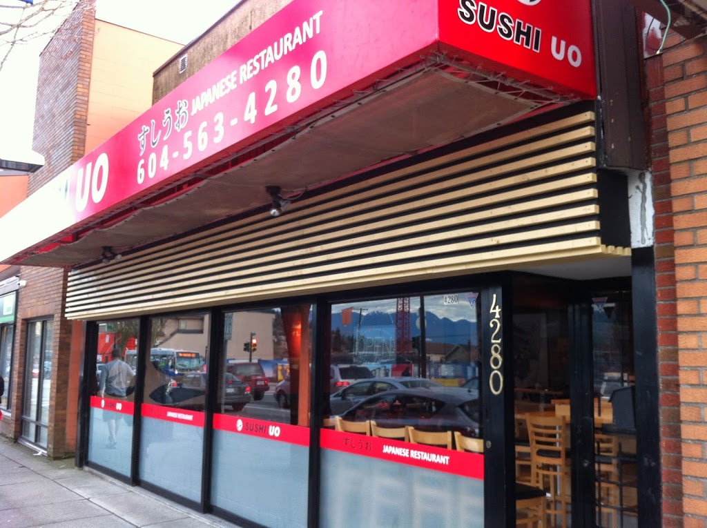 Sushi UOmo | 4280 Hastings St, Burnaby, BC V5C 2J5, Canada | Phone: (604) 563-4280