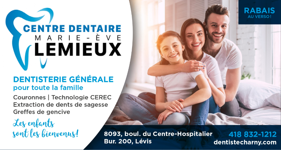 Centre Dentaire Hugues Venne | 8093 Boulevard du Centre-Hospitalier, Charny, QC G6X 1L3, Canada | Phone: (418) 832-1212