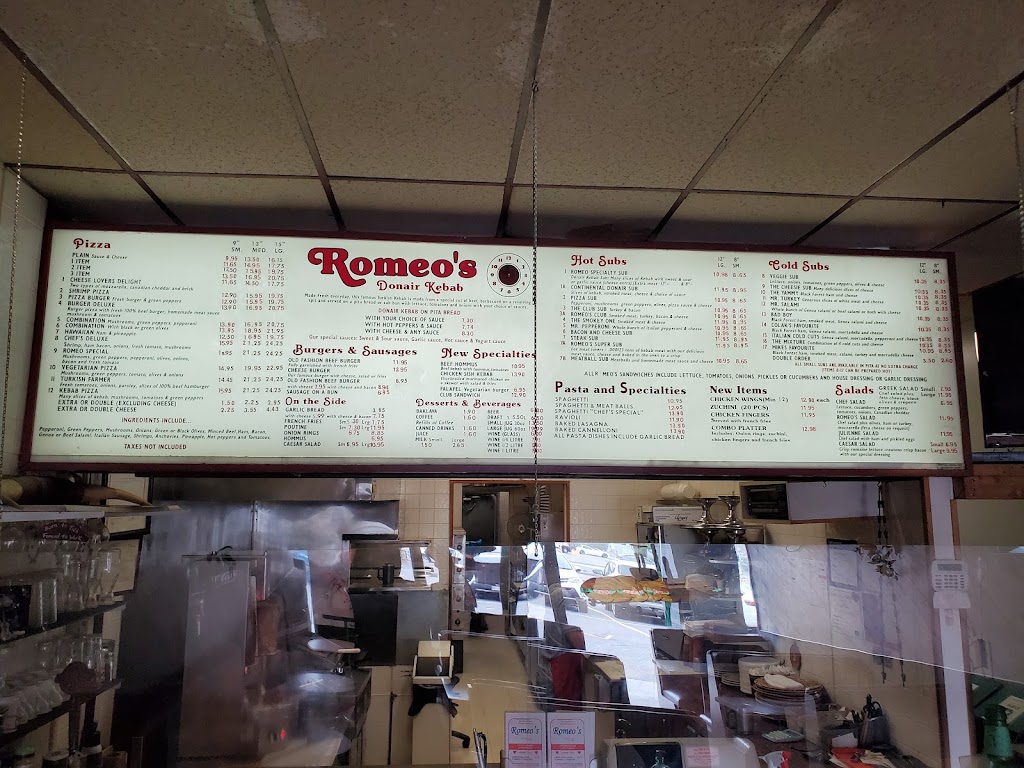 Romeos Donair & Pizza | 1580 Merivale Rd, Nepean, ON K2G 4B5, Canada | Phone: (613) 225-6440