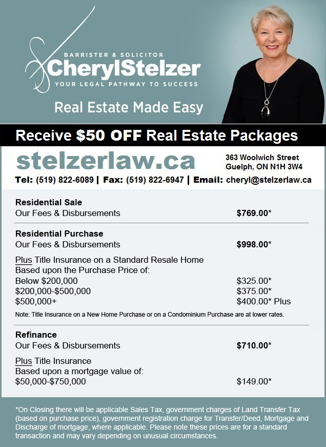 Cheryl Stelzer Law | 363 Woolwich St, Guelph, ON N1H 3W4, Canada | Phone: (519) 822-6089