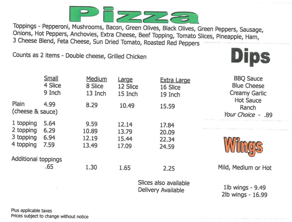 On The Marc Pizza | 359 Main St, St. Catharines, ON L2R 6P9, Canada | Phone: (289) 362-3978