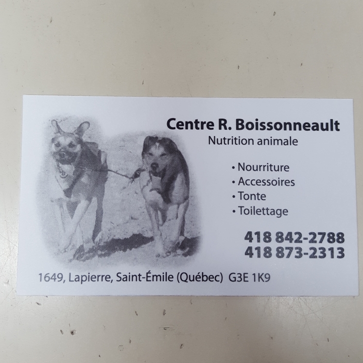 Boissonneault R Centre Nutrition Animale | 1649 Avenue Lapierre, Québec, QC G3E 1K9, Canada | Phone: (418) 842-2788