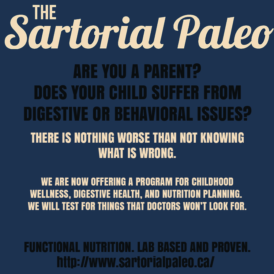 Sartorial Paleo Wellness Coaching | 2207 Omineca Pl, Kelowna, BC V1V 1H7, Canada | Phone: (250) 718-1075