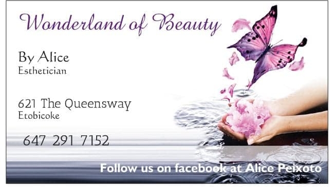 Wonderland Of Beauty | 621-B The Queensway, Etobicoke, ON M8Y 1K4, Canada | Phone: (647) 291-7152