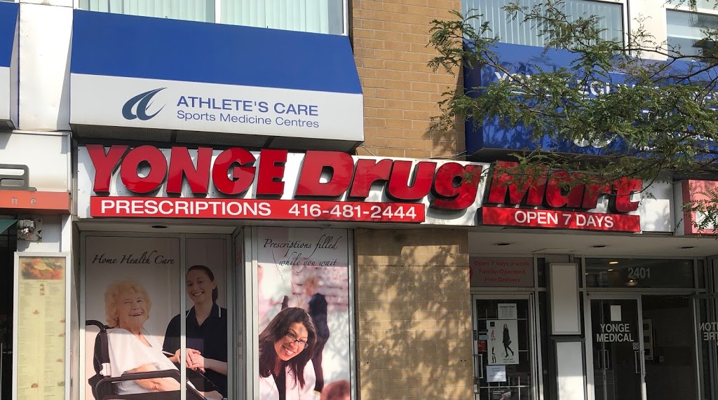 YONGE Drug Mart | 2399 Yonge St, Toronto, ON M4P 2E7, Canada | Phone: (416) 481-2444