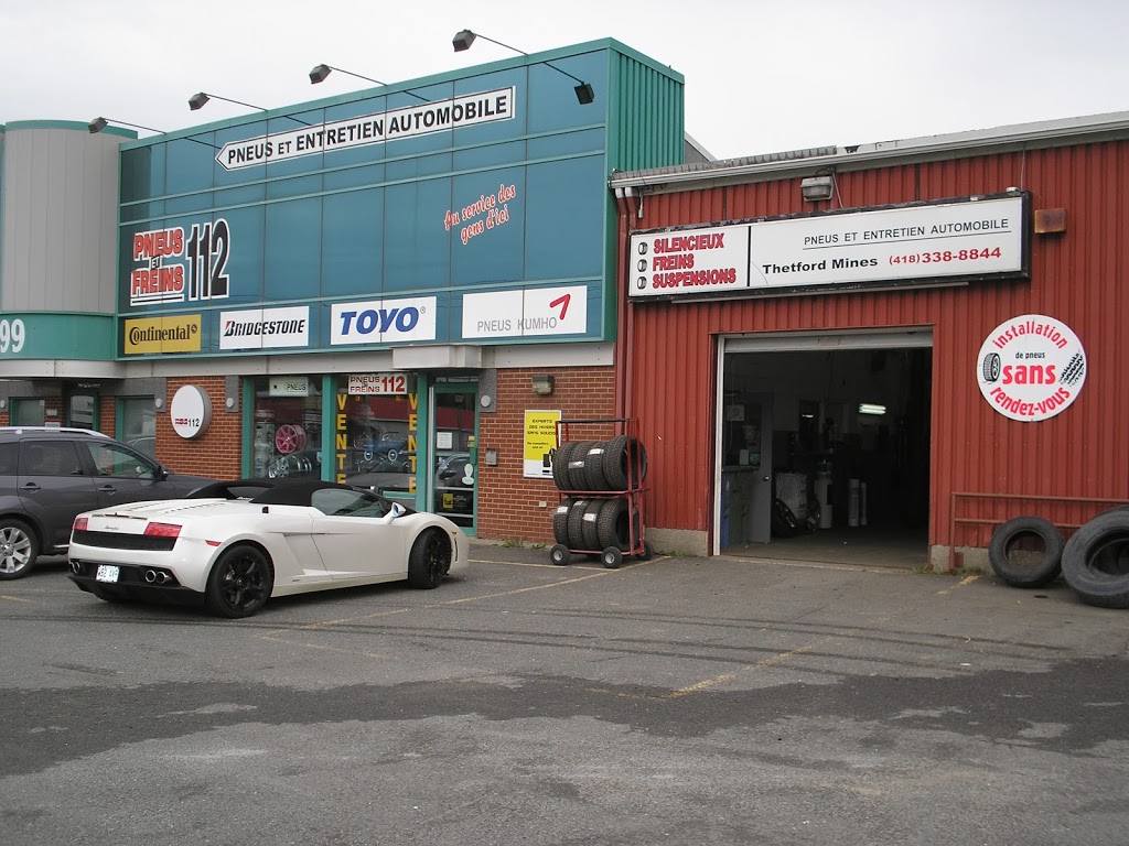 Pneus freins 112 | 1699 Boulevard Frontenac E, Thetford Mines, QC G6G 6P6, Canada | Phone: (418) 338-8844