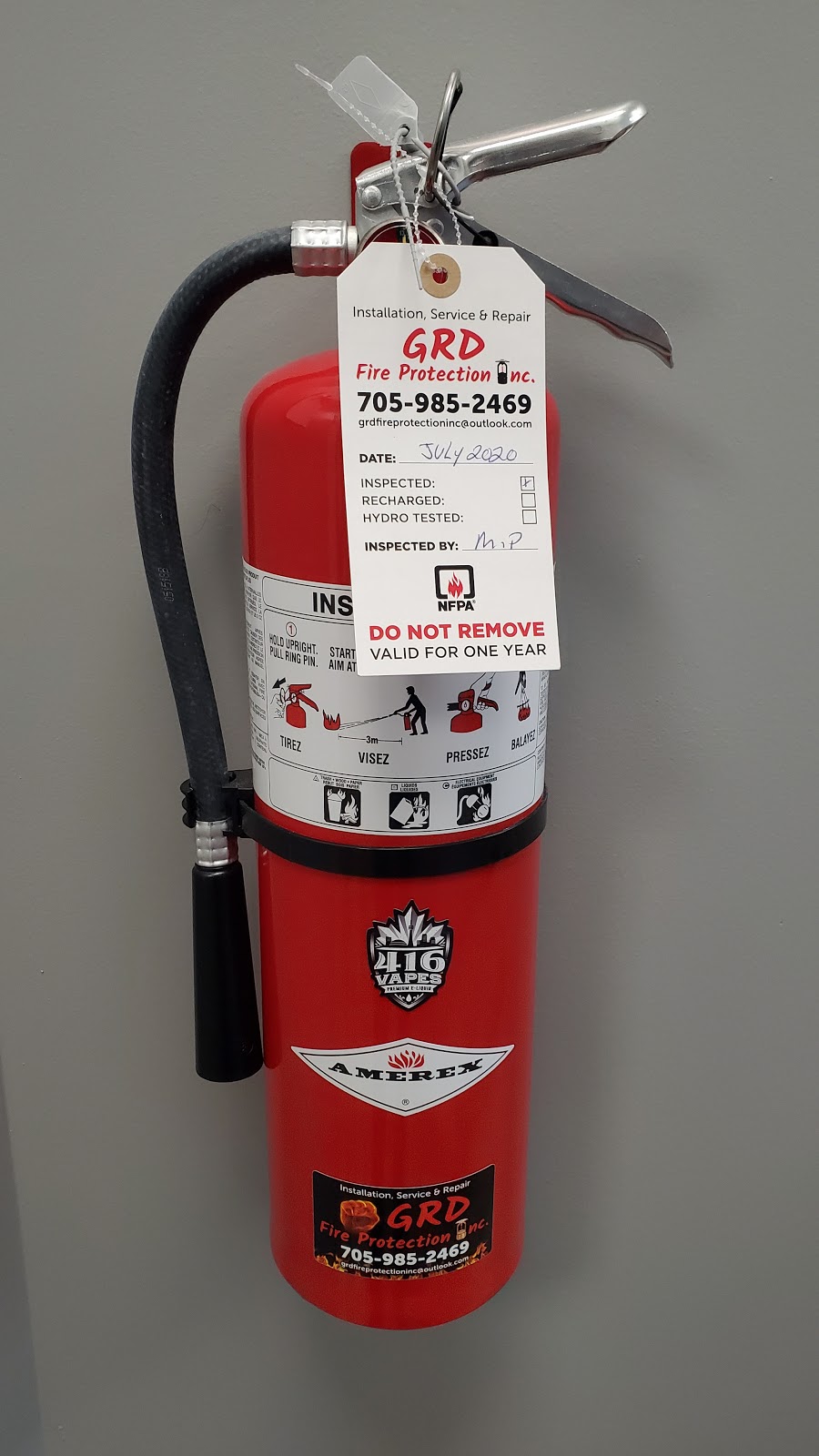 GRD Fire Protection Services Inc. | 22Hemlock Court, Barrie, ON L4N 9N5, Canada | Phone: (705) 985-2469