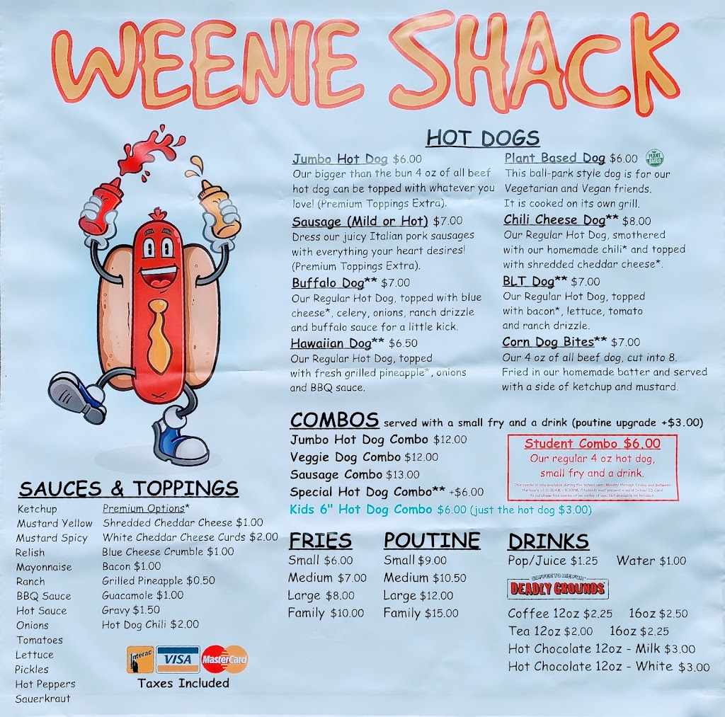 Weenie Shack | 15829 Simcoe St, Port Perry, ON L9L 1N5, Canada | Phone: (289) 802-2033