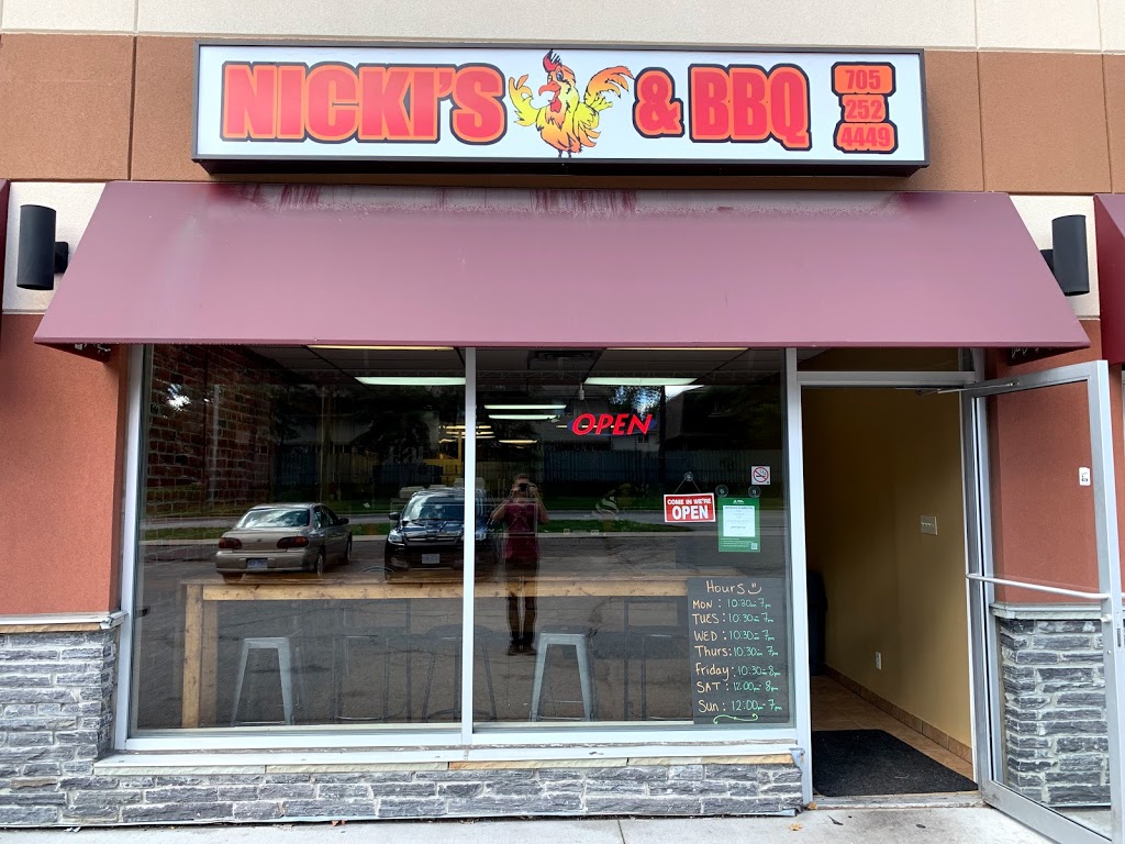 Nicki’s Chicken & BBQ | 110 Little Ave Unit 4, Barrie, ON L4N 4K8, Canada | Phone: (705) 252-4449