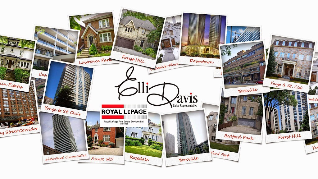 Elli Davis, Sales Rep. Royal LePage Real Estate Svcs. Ltd. | 55 St Clair Ave W, Toronto, ON M4V 2Y7, Canada | Phone: (416) 921-1112