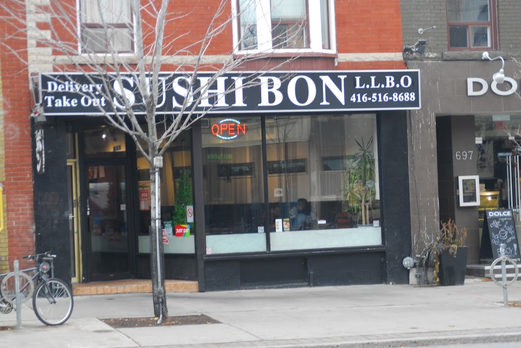 Sushi Bon | 695 College St, Toronto, ON M6G 1C1, Canada | Phone: (416) 516-8688