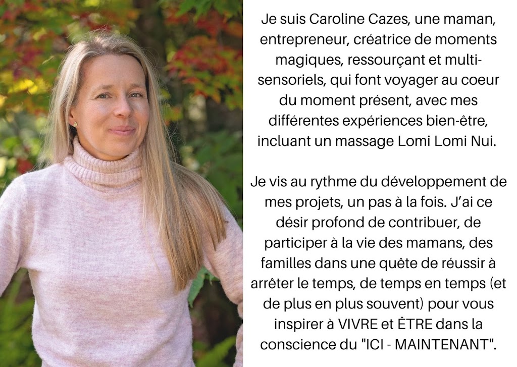 Caroline Cazes - Créatrice de moments magiques | 1074 Ch. de la Montagne, Orford, QC J1X 6X9, Canada | Phone: (819) 578-7707