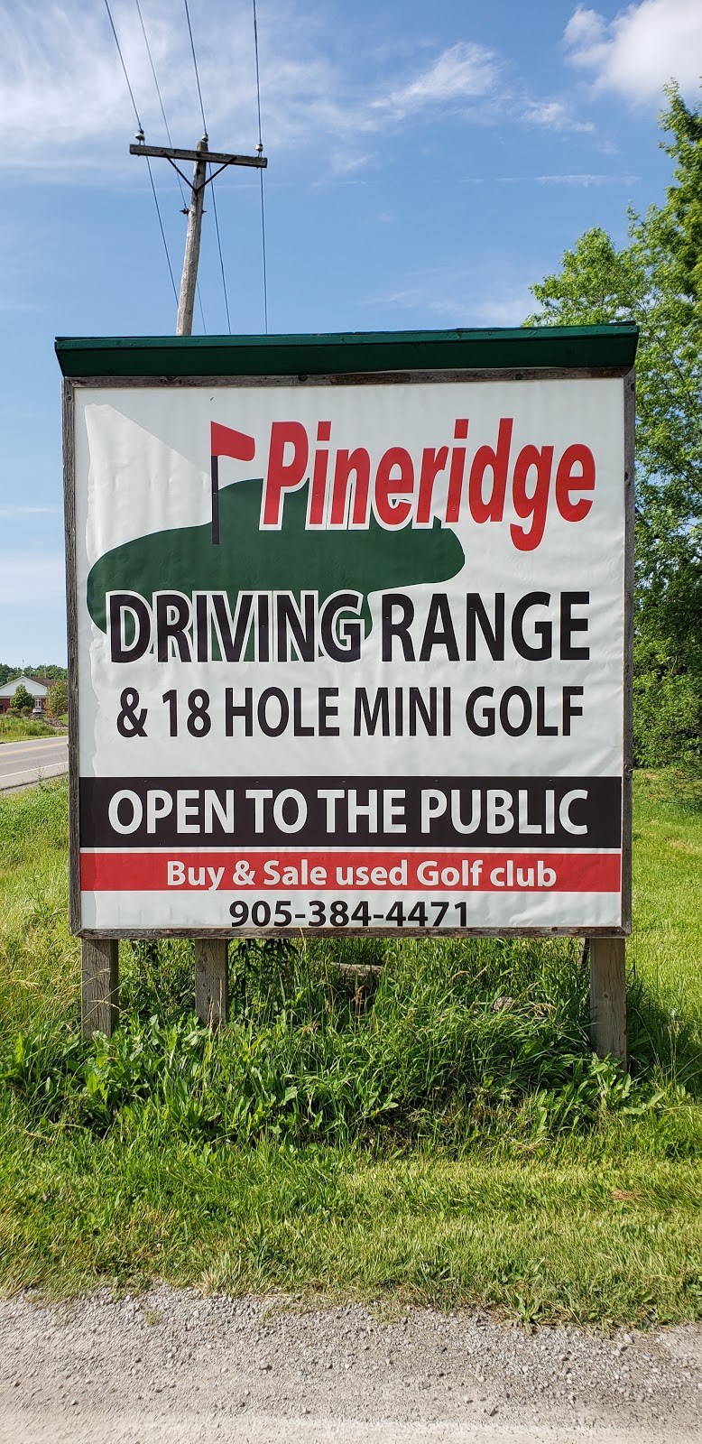 Pineridge Driving Range & 18 Hole Mini Golf | 1723 Merrittville Hwy, Welland, ON L3B 5N5, Canada | Phone: (905) 384-4471