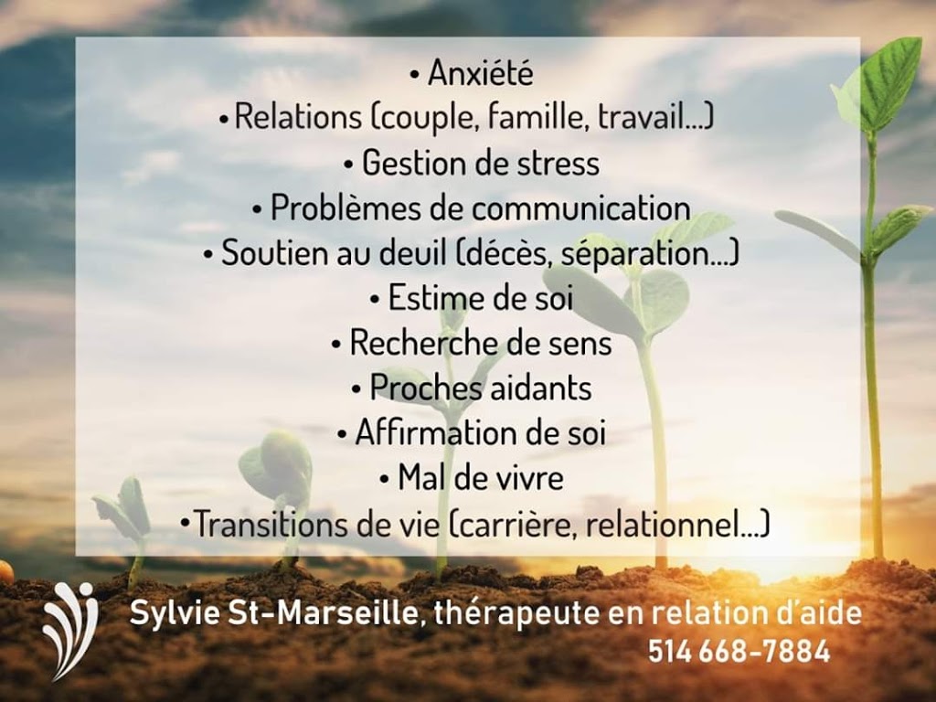Sylvie St-Marseille Thérapeute en relation daide | 30 Chemin dOka, Saint-Eustache, QC J7R 1K5, Canada | Phone: (514) 668-7884
