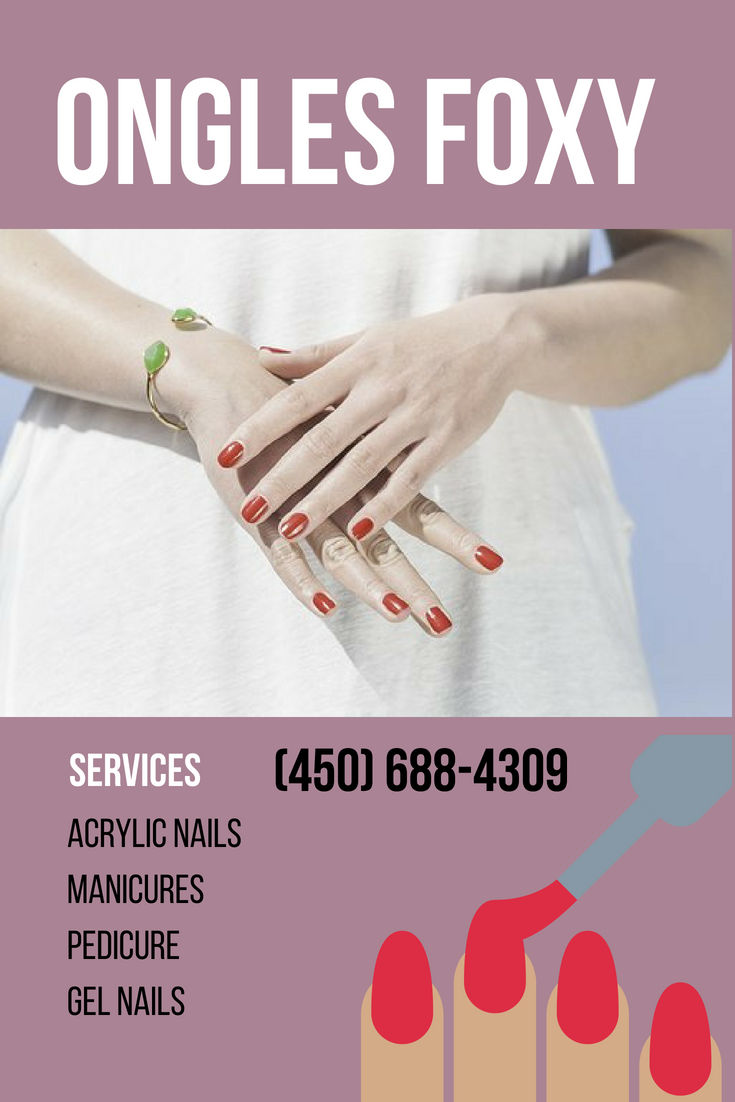 Ongles Foxy | 4479 Boulevard Samson, Laval, QC H7W 2H2, Canada | Phone: (450) 688-4309