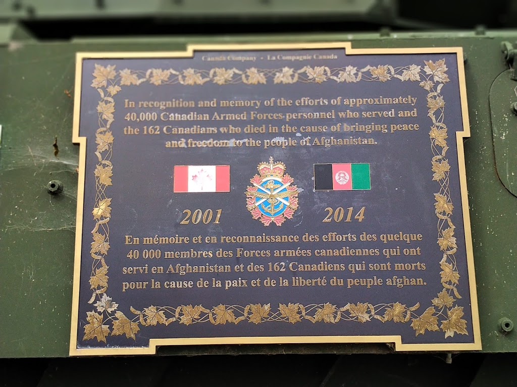 Afghanistan Repatriation Memorial | 327 Dundas St E, Trenton, ON K8V 5W5, Canada | Phone: (613) 392-2841