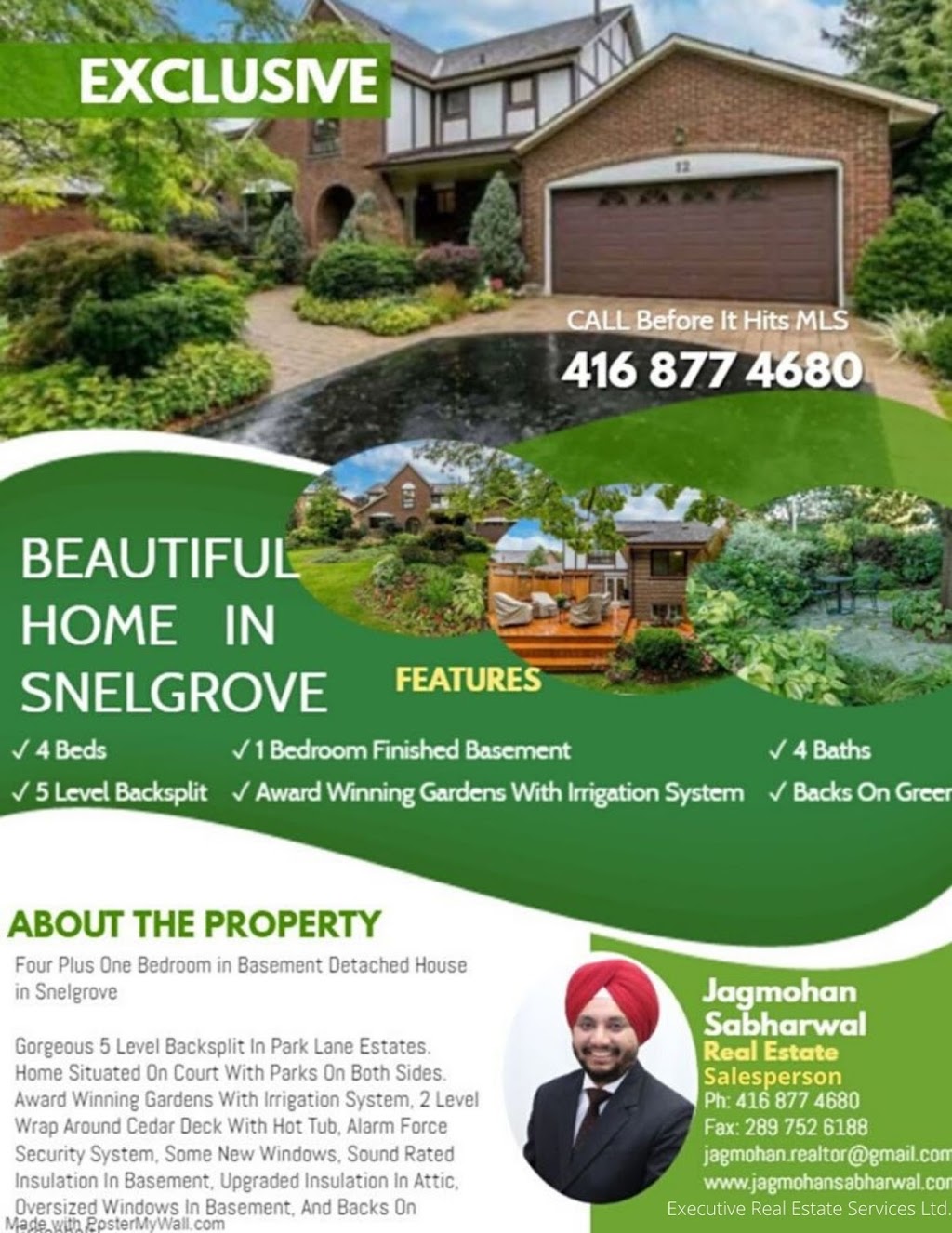 JAGMOHAN SABHARWAL - Brampton Top 1% Real Estate Agent | 5 B Conestoga Dr, Brampton, ON L6Z 4N5, Canada | Phone: (416) 877-4680