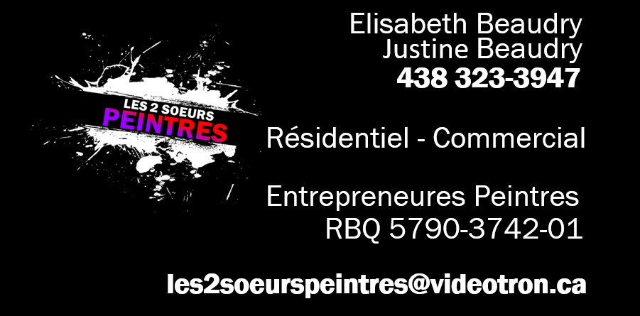 Les Deux Soeurs Peintres inc. | 2620 Rue de lAzalée, Terrebonne, QC J7M 0J8, Canada | Phone: (438) 323-3947