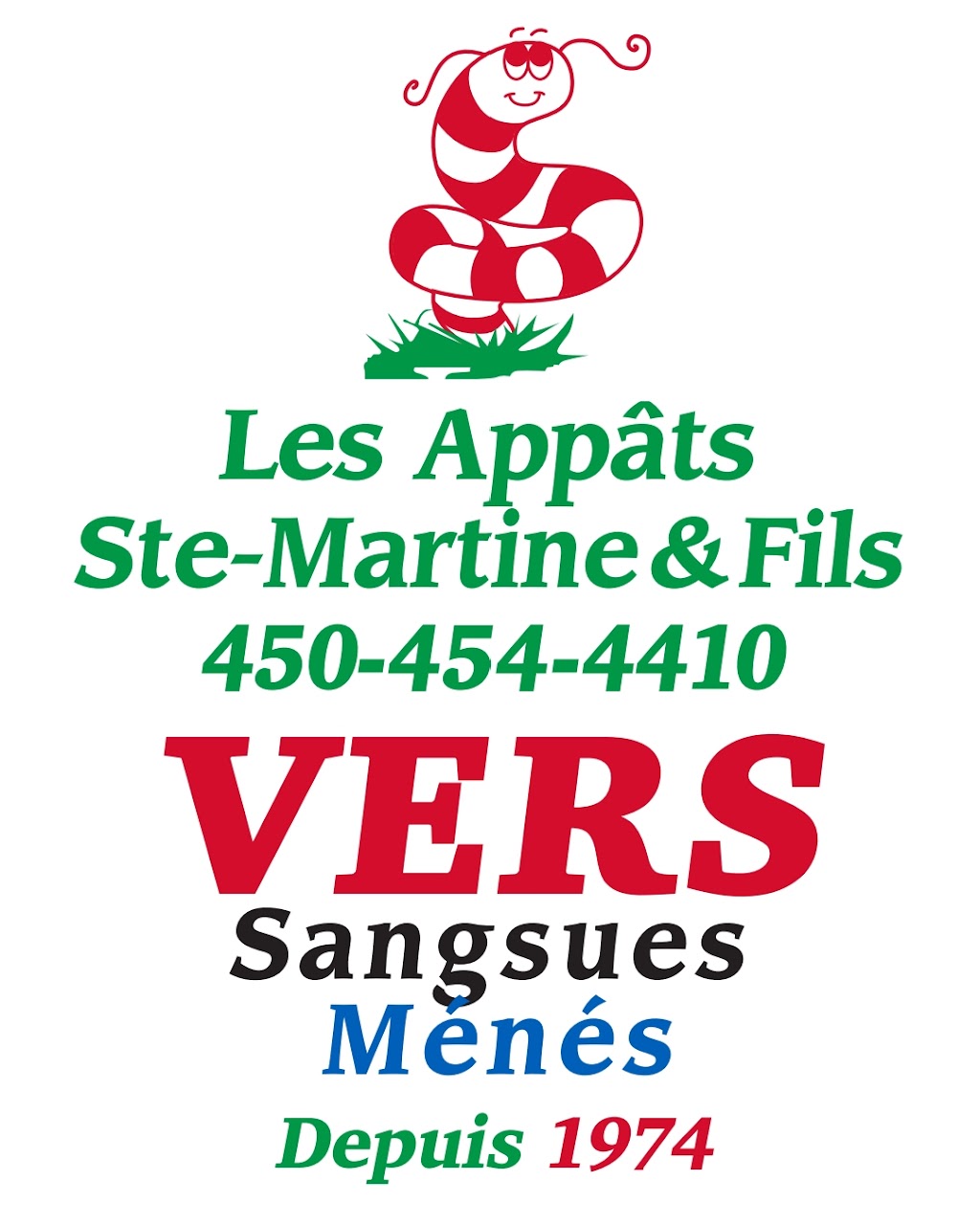 Les Appats Ste-Martine | 2352 Rang N, Saint-Michel, QC J0L 2J0, Canada | Phone: (450) 454-4410