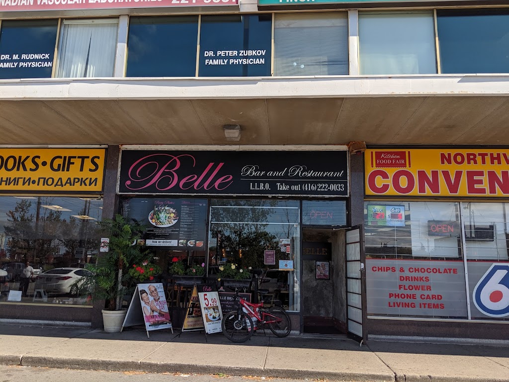 Belle Bar and Restaurant | 4949 Bathurst St, North York, ON M2R 1Y1, Canada | Phone: (416) 222-0033