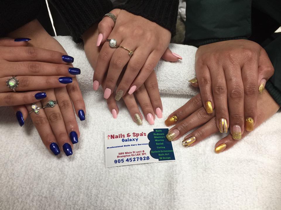 Nails & Spas Galaxy Brampton | 389 Main St N unit 8, Brampton, ON L6X 3P1, Canada | Phone: (905) 452-7928