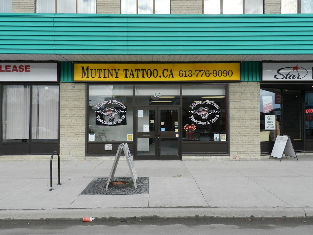 Mutiny Tattoo Piercing & Vape | 851 Princess St, Kingston, ON K7L 1G7, Canada | Phone: (613) 776-9090