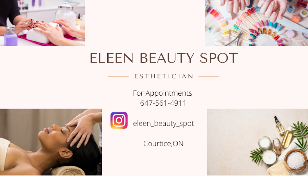 Eleen Beauty Spot | 20 Brownstone Crescent, Courtice, ON L1E 2Y1, Canada | Phone: (647) 561-4911