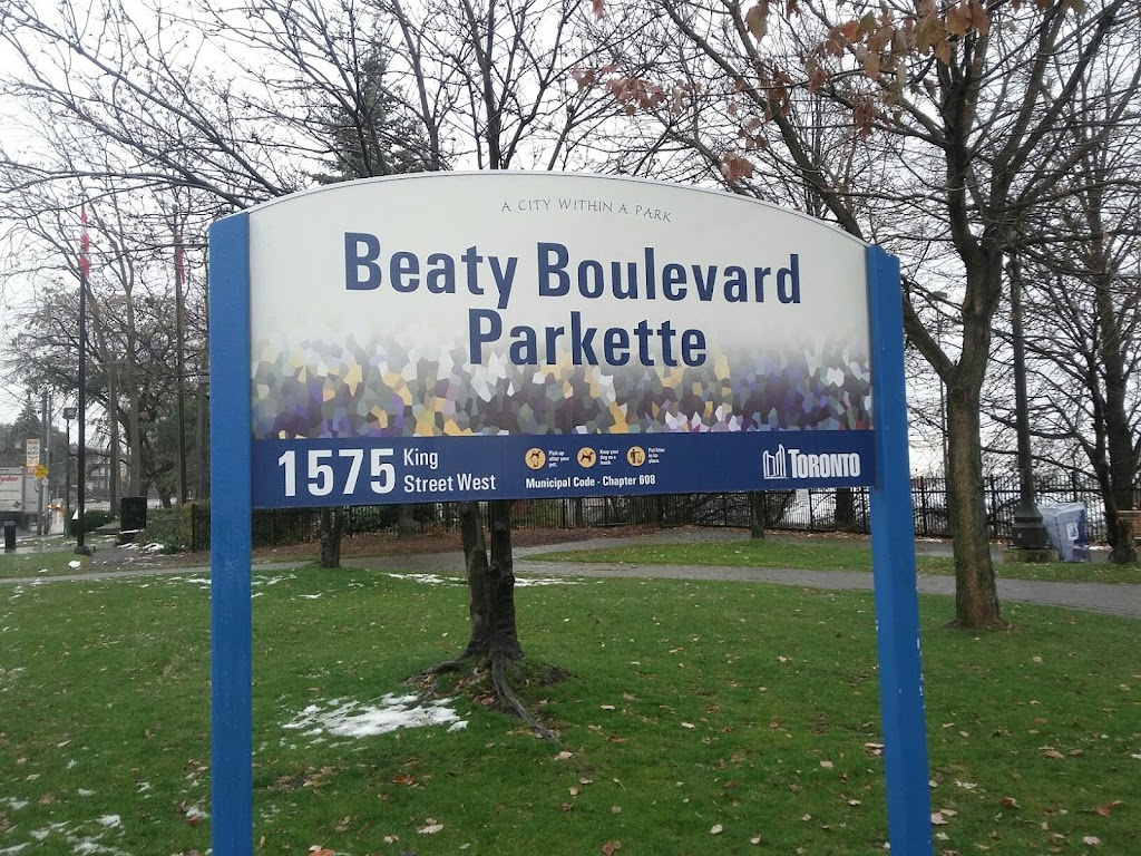 Beaty Avenue Parkette | 66 Beaty Ave, Toronto, ON M6K 3B4, Canada | Phone: (416) 392-2489