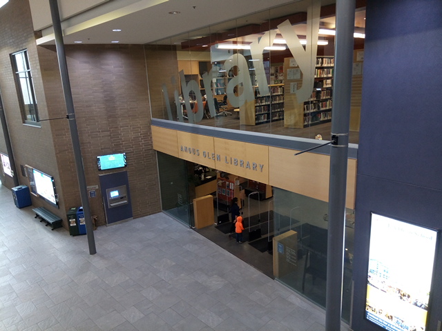 Angus Glen Library | 3990 Major Mackenzie Dr E, Markham, ON L6C 1P8, Canada | Phone: (905) 513-7977