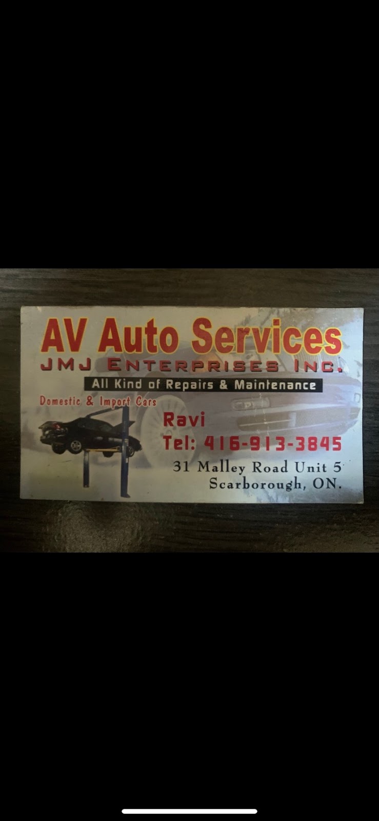 Avjmj Enterprises Inc | 31 Malley Rd Unit 5, Scarborough, ON M1L 2E4, Canada | Phone: (416) 913-3845