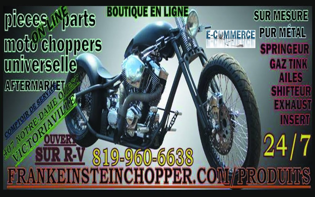 frank einstein chopper com / produits Aftermarket Motorcycle Par | 407 Rue Notre Dame O, Victoriaville, QC G6P 1S7, Canada | Phone: (819) 960-6638