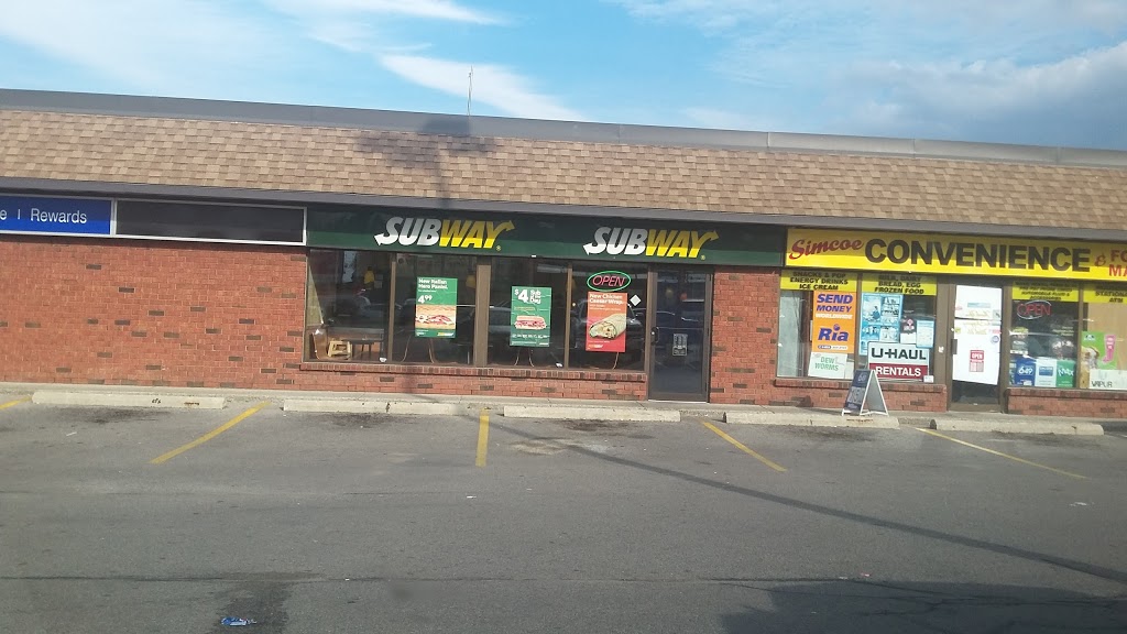 Subway | 8 Queensway East, Simcoe, ON N3Y 4M3, Canada | Phone: (519) 426-1983