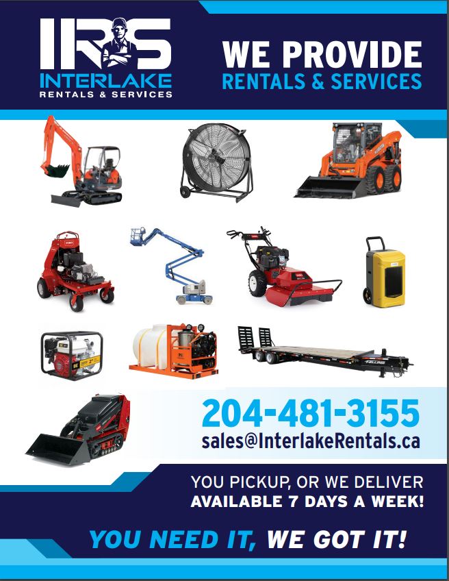 Interlake Rentals and Services | 79032 ST. PETERS ROAD, East Selkirk, MB R0E 0M0, Canada | Phone: (204) 481-3155