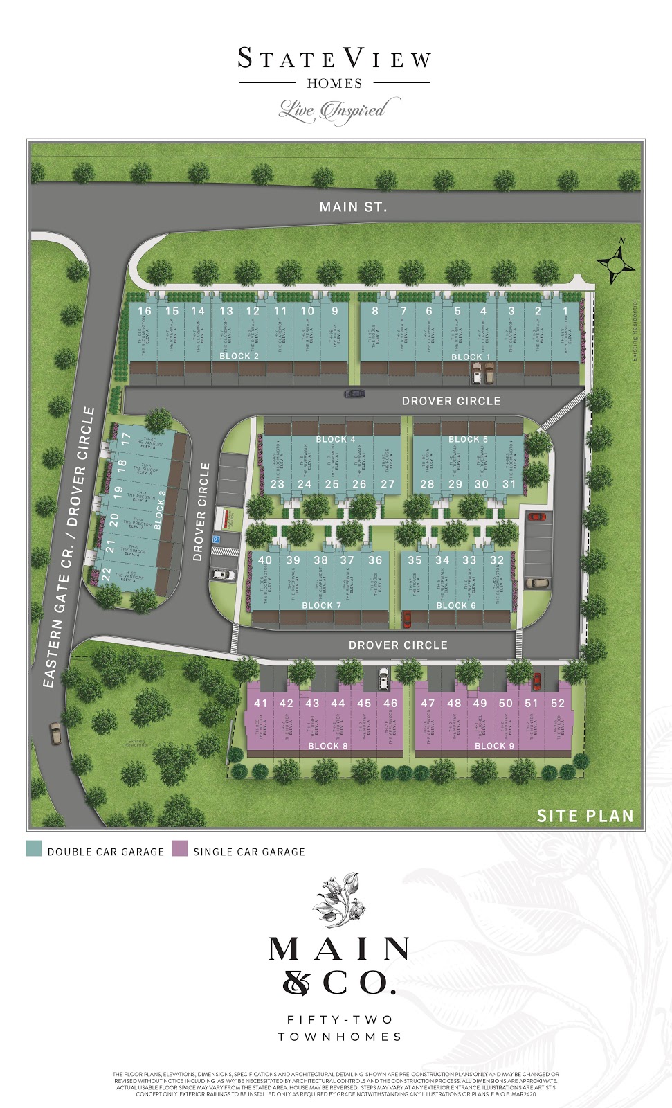 Main & Co. - 52 Townhomes - StateView Homes | 6891 Main St, Whitchurch-Stouffville, ON L4A 7G6, Canada | Phone: (647) 493-1790