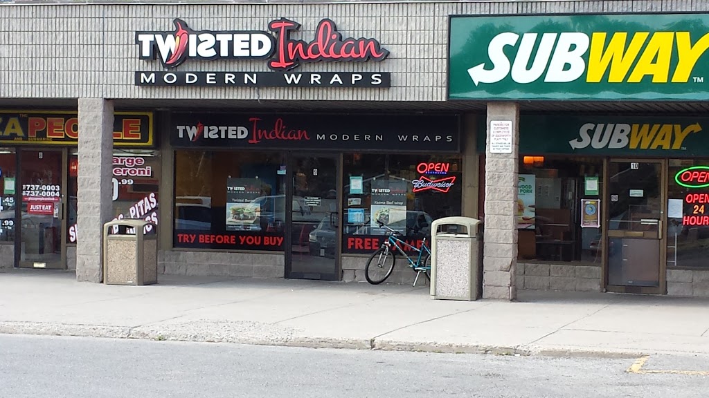 Twisted Indian Wraps | 353 Duckworth St, Barrie, ON L4M 5C2, Canada | Phone: (705) 734-9894