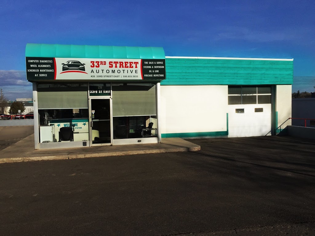 33rd Street Automotive | 26 33 St E, Saskatoon, SK S7K 0R9, Canada | Phone: (306) 653-5833